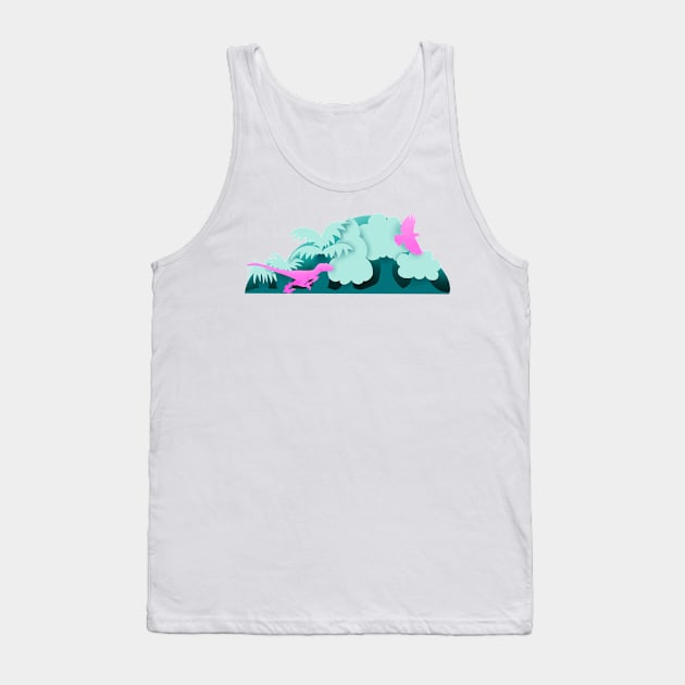 Raptor Evolution Tank Top by Thenerdlady